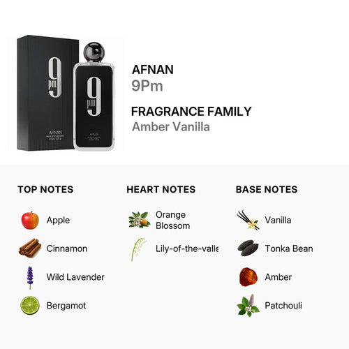 Afnan Men's 9Pm EDP Spray 5.0 oz Fragrances