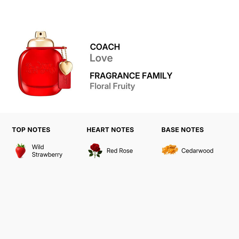 Coach Ladies Love EDP Spray 3.04 oz Fragrances