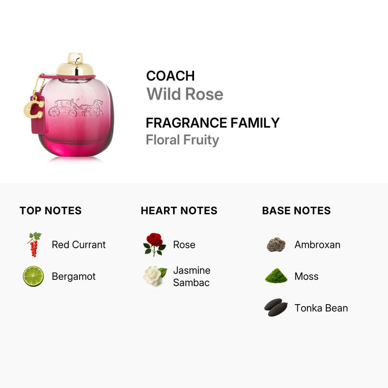 Coach Wild Rose / EDP Spray 3.0 oz (90 ml) (W)