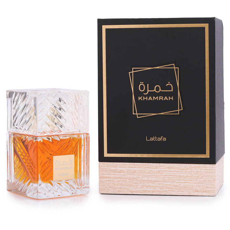 Lattafa Unisex Khamrah EDP Spray 3.4 oz Fragrances